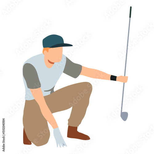 Player club t shirt cap glove flat