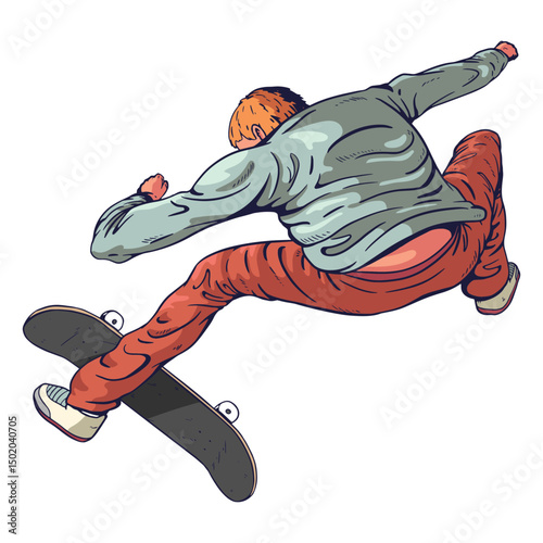 Skater tricks character