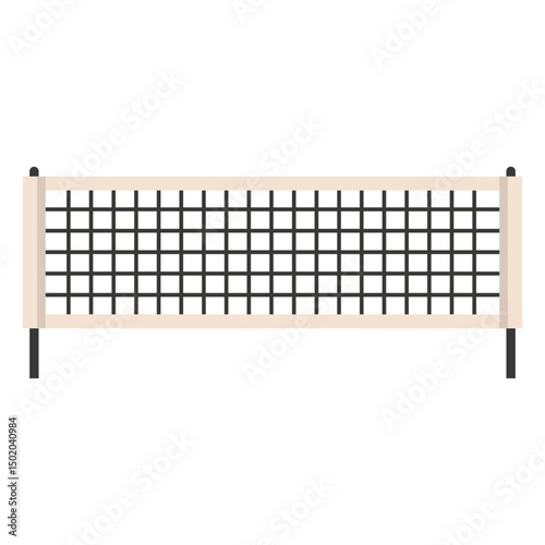 Net pickleball flat