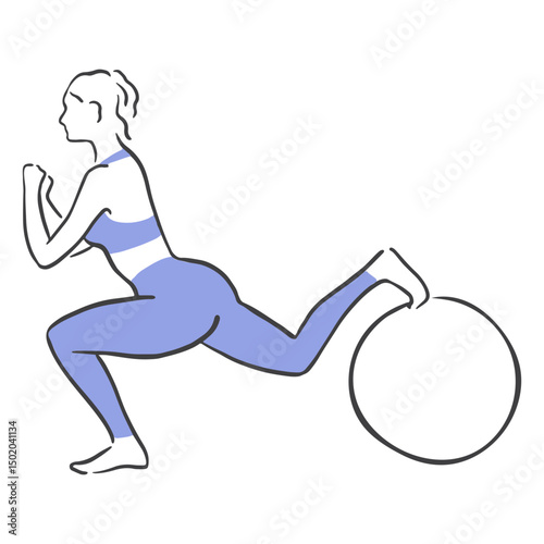 Pilates squat pose