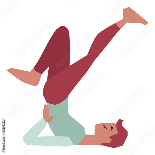 Man doing a handstand