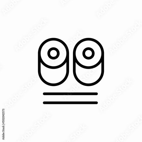 sushi rolls icon sign vector