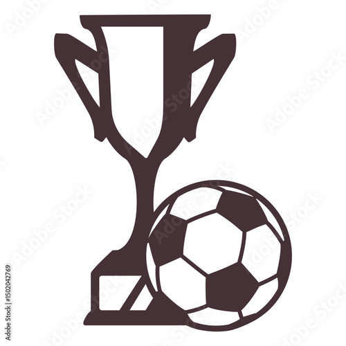 Championship soccer symbolic logo