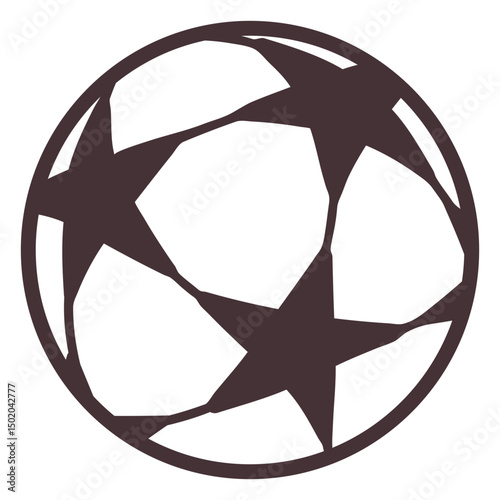 Iconic soccer world cup representation