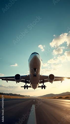 airplane in the airport
