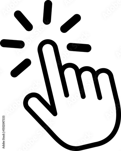 클릭,손,손가락,표시,지시,아이콘,벡터,선택,