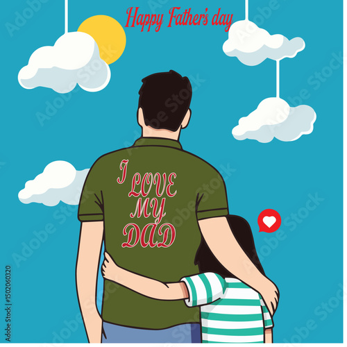 father day image in vector