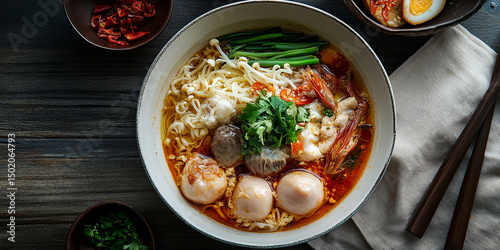 Kway chap in dish on the table