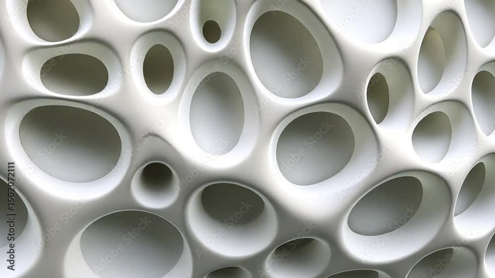 Modern Abstract Wall Design with Circular Cutouts Contemporary Texture of Smooth Surfaces and Organic Shapes for Innovative Interior Aesthetics Modern Abstract Wall Design with Circular Cutouts Contemporary Texture of Smooth Surfaces and Organic Shapes for Innovative Interior Aesthetics