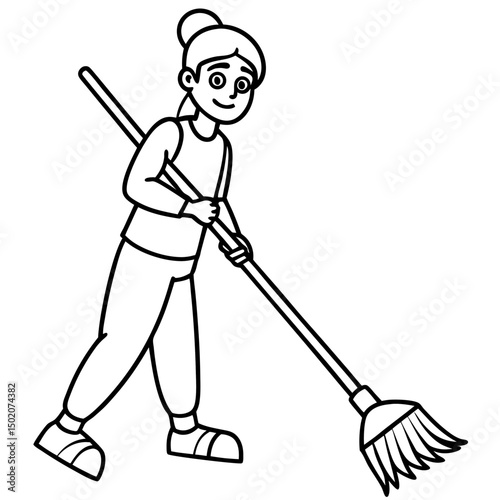 Minimal Sweeper Vector on White