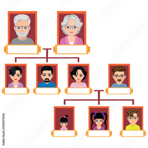 extended family family tree diagram