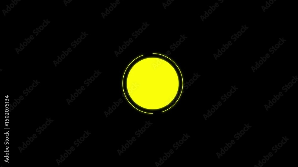 Futuristic digital round hud icon background animation , digital portal background. Technological HUD template call out Dynamic Callout HUD Animation For Sci-Fi Projects. 