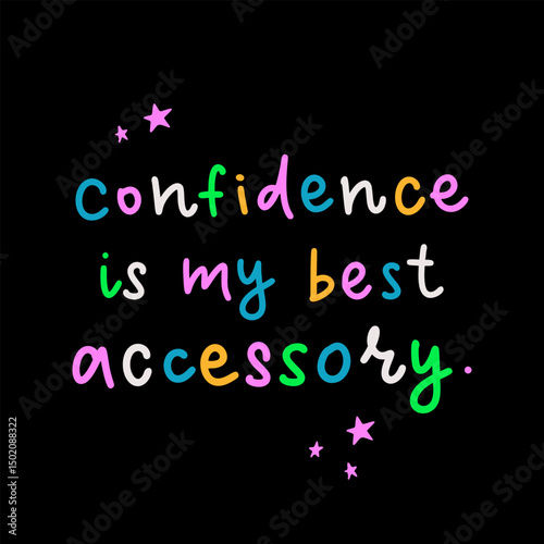 Cute bright inspo for trendy street style tee, sweartshirt, sticker, cover, social media, wallpaper. Imperfection hand drawn calligraphy slogan for kawaii girly print. 