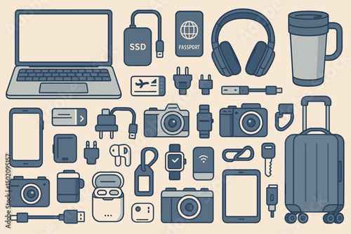 Essential travel gear and gadgets for tech-savvy explorers preparing for their next adventure