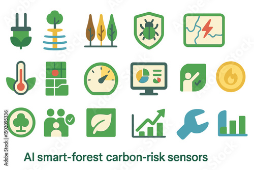 Innovative AI smart forest carbon-risk sensors for environmental monitoring and conservation efforts
