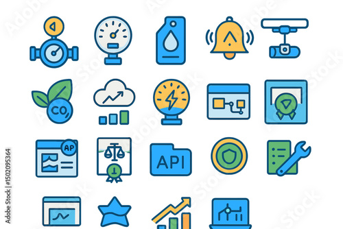 Icons turning aging water networks into predictive low-carbon tw