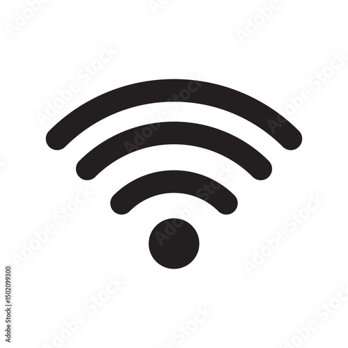 Wi-fi icon, wi-fi sign.