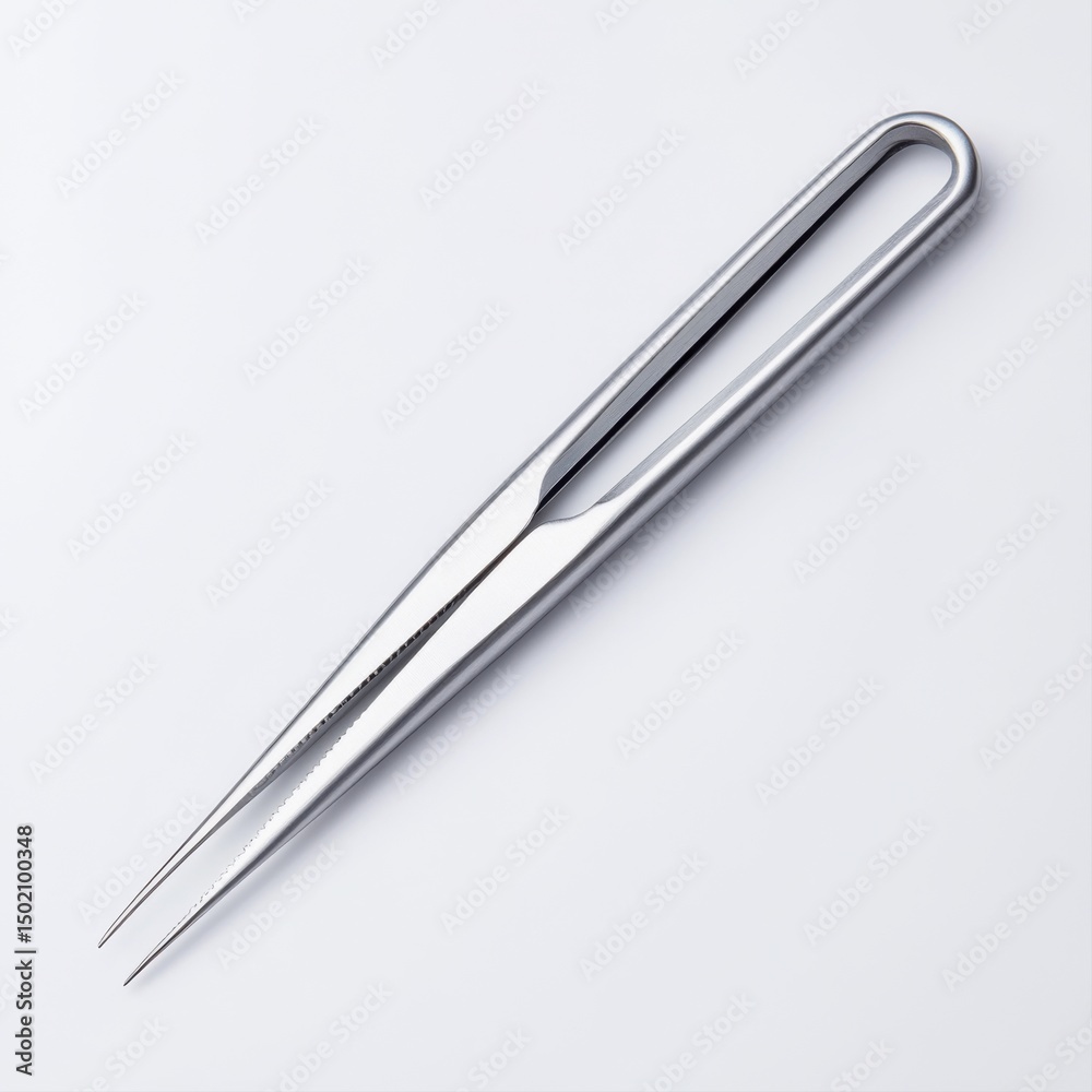 Precision Stainless Steel Tweezers for Fine Detail Work in Various Fields
