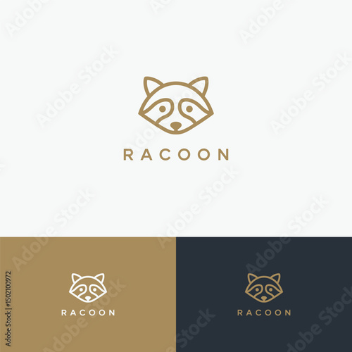 Racoon loo design template