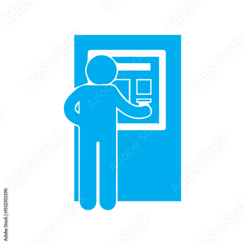 machine atm colored icon