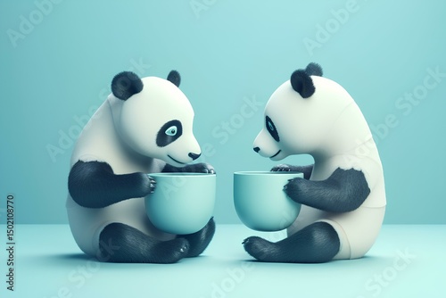two polar bears