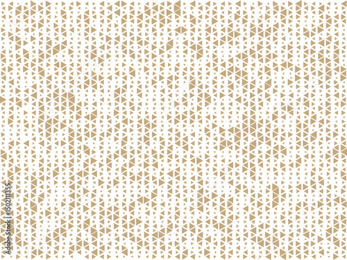 Abstract geometric pattern vector seamless background white and gold ornament graphic modern pattern