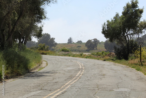road in the countryside
