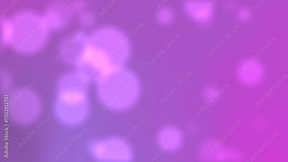 Purple and pink bokeh background.