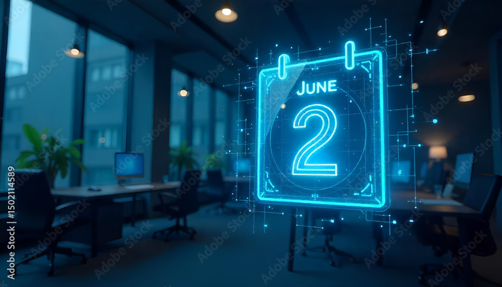 Naklejka premium Daily Calendar