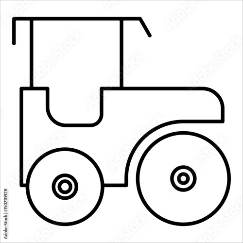 Tandem Roller  Icon Element For Design