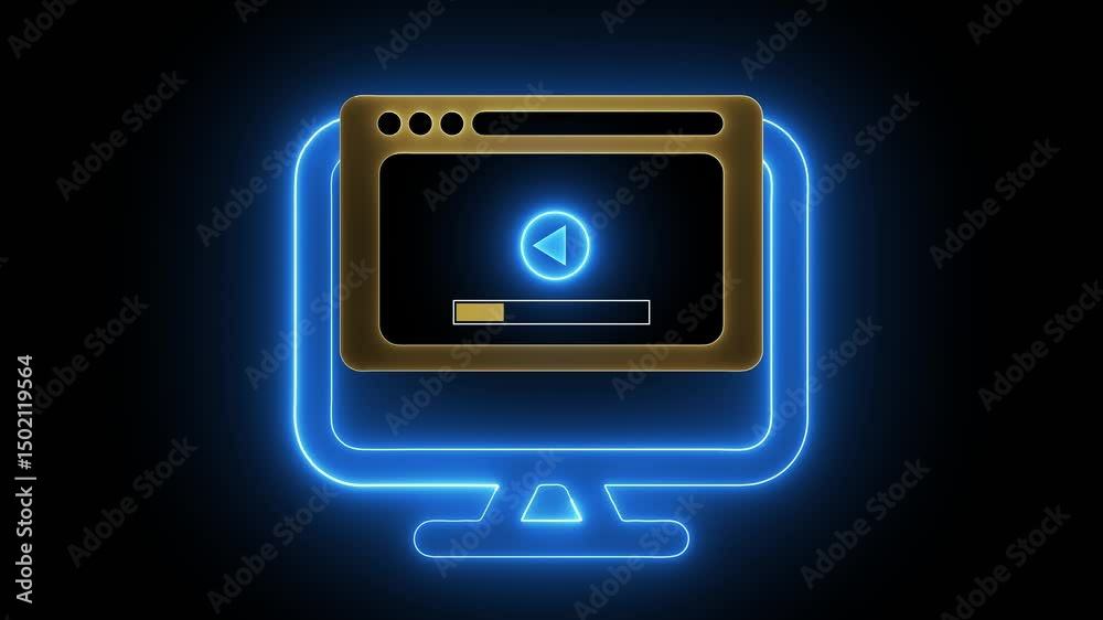 Content icon, SEO search engine optimization concept on the transparent background. Marketing ranking traffic website, internet technology for business company. Motion graphics of video content icon.