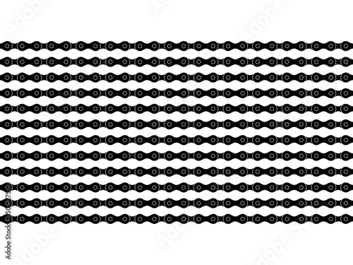 Motorcycle Chain Motifs Pattern, can use for Decoration, Ornate, Background, Wallpaper, Cover, Textile, Carpet, Wrapping, Print, ect. Vector Illustration
