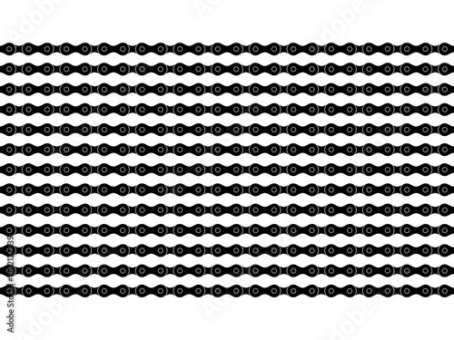 Motorcycle Chain Motifs Pattern, can use for Decoration, Ornate, Background, Wallpaper, Cover, Textile, Carpet, Wrapping, Print, ect. Vector Illustration