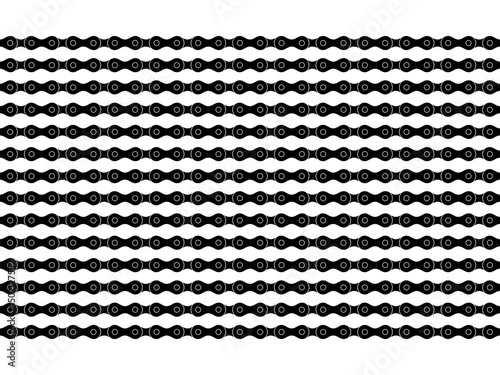 Motorcycle Chain Motifs Pattern, can use for Decoration, Ornate, Background, Wallpaper, Cover, Textile, Carpet, Wrapping, Print, ect. Vector Illustration