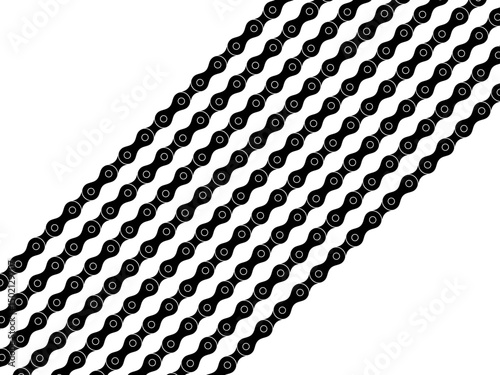 Motorcycle Chain Motifs Pattern, can use for Decoration, Ornate, Background, Wallpaper, Cover, Textile, Carpet, Wrapping, Print, ect. Vector Illustration
