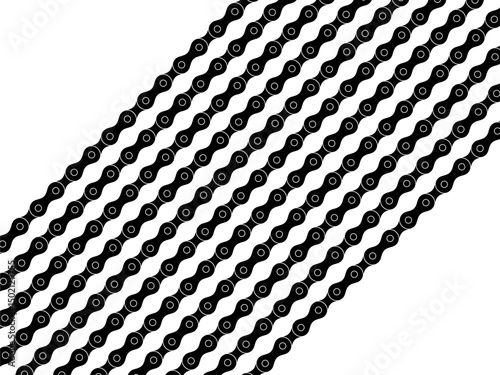 Motorcycle Chain Motifs Pattern, can use for Decoration, Ornate, Background, Wallpaper, Cover, Textile, Carpet, Wrapping, Print, ect. Vector Illustration