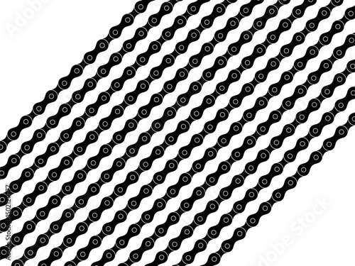 Motorcycle Chain Motifs Pattern, can use for Decoration, Ornate, Background, Wallpaper, Cover, Textile, Carpet, Wrapping, Print, ect. Vector Illustration