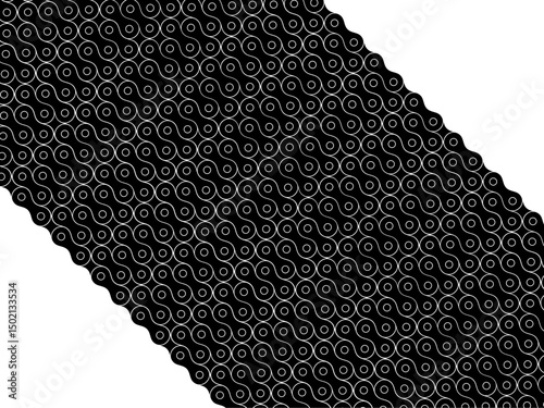 Motorcycle Chain Motifs Pattern, can use for Decoration, Ornate, Background, Wallpaper, Cover, Textile, Carpet, Wrapping, Print, ect. Vector Illustration