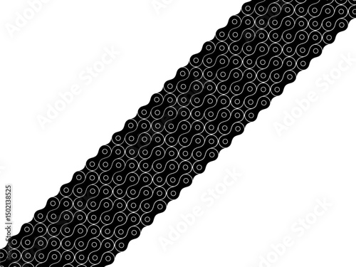 Motorcycle Chain Motifs Pattern, can use for Decoration, Ornate, Background, Wallpaper, Cover, Textile, Carpet, Wrapping, Print, ect. Vector Illustration