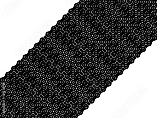 Motorcycle Chain Motifs Pattern, can use for Decoration, Ornate, Background, Wallpaper, Cover, Textile, Carpet, Wrapping, Print, ect. Vector Illustration