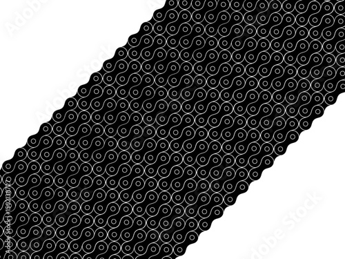 Motorcycle Chain Motifs Pattern, can use for Decoration, Ornate, Background, Wallpaper, Cover, Textile, Carpet, Wrapping, Print, ect. Vector Illustration