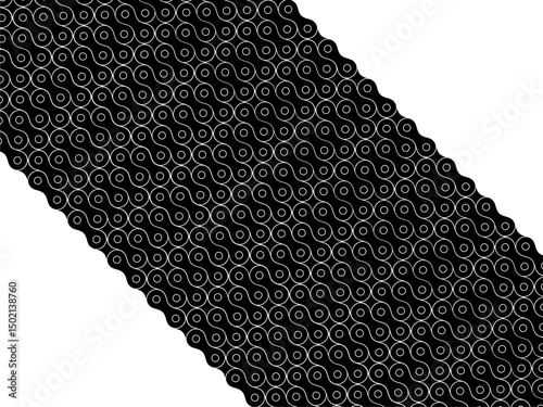 Motorcycle Chain Motifs Pattern, can use for Decoration, Ornate, Background, Wallpaper, Cover, Textile, Carpet, Wrapping, Print, ect. Vector Illustration