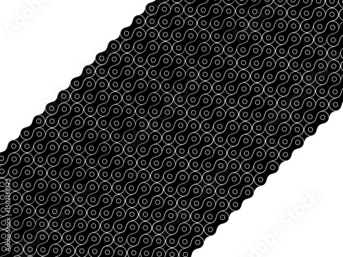 Motorcycle Chain Motifs Pattern, can use for Decoration, Ornate, Background, Wallpaper, Cover, Textile, Carpet, Wrapping, Print, ect. Vector Illustration