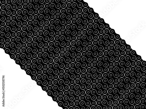 Motorcycle Chain Motifs Pattern, can use for Decoration, Ornate, Background, Wallpaper, Cover, Textile, Carpet, Wrapping, Print, ect. Vector Illustration