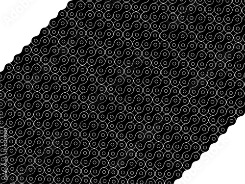 Motorcycle Chain Motifs Pattern, can use for Decoration, Ornate, Background, Wallpaper, Cover, Textile, Carpet, Wrapping, Print, ect. Vector Illustration