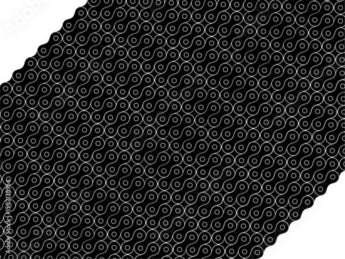 Motorcycle Chain Motifs Pattern, can use for Decoration, Ornate, Background, Wallpaper, Cover, Textile, Carpet, Wrapping, Print, ect. Vector Illustration