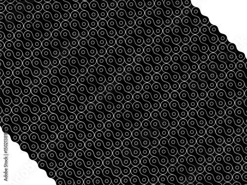 Motorcycle Chain Motifs Pattern, can use for Decoration, Ornate, Background, Wallpaper, Cover, Textile, Carpet, Wrapping, Print, ect. Vector Illustration