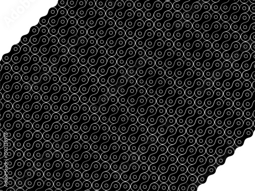 Motorcycle Chain Motifs Pattern, can use for Decoration, Ornate, Background, Wallpaper, Cover, Textile, Carpet, Wrapping, Print, ect. Vector Illustration