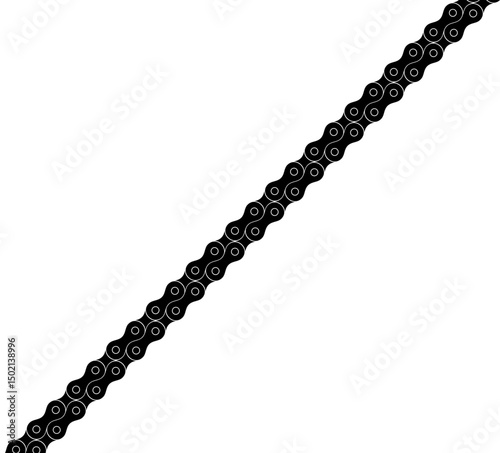 Motorcycle Chain Motifs Pattern, can use for Decoration, Ornate, Background, Wallpaper, Cover, Textile, Carpet, Wrapping, Print, ect. Vector Illustration