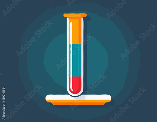 Platelet rich plasma blood test tube icon